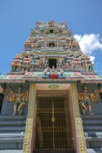 frontage of the mahadeva malai temple in india