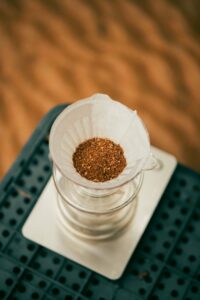 coffee served in a cafe